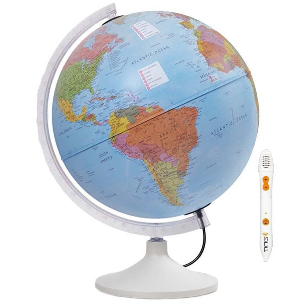 Glob Parlamondo, diametru 30 cm, iluminat Glob Parlamondo, diametru 30 cm, iluminat